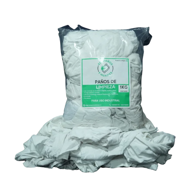 Bolsa de paño blanco